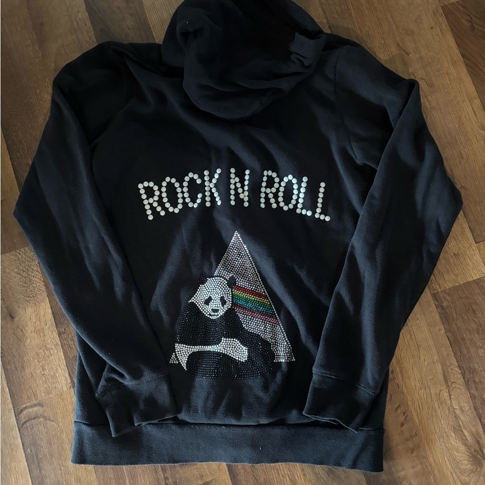 Black Rock N Roll Hoodie Butter Soft